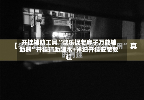 开挂辅助工具“微乐捉老麻子万能辅助器	”开挂辅助脚本+详细开挂安装教程-第2张图片