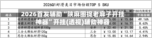 2026首发辅助“陕麻圈捉老麻子开挂神器”开挂(透视)辅助神器-第2张图片