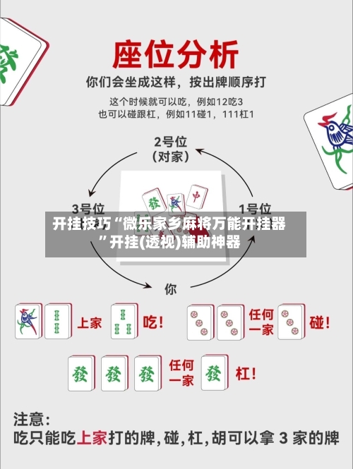 开挂技巧“微乐家乡麻将万能开挂器”开挂(透视)辅助神器-第2张图片