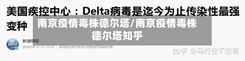 南京疫情毒株德尔塔/南京疫情毒株德尔塔知乎-第3张图片