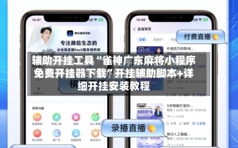 辅助开挂工具“雀神广东麻将小程序免费开挂器下载”开挂辅助脚本+详细开挂安装教程