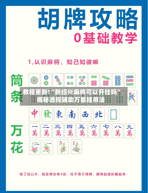 教程更新!“新绍兴麻将可以开挂吗”揭秘透视辅助万能挂用法-第2张图片