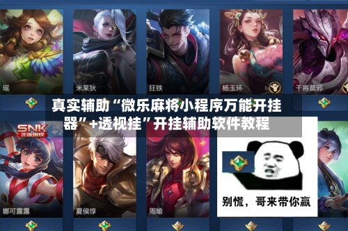 真实辅助“微乐麻将小程序万能开挂器”+透视挂	”开挂辅助软件教程-第3张图片