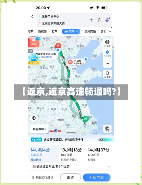 【返京,返京高速畅通吗?】