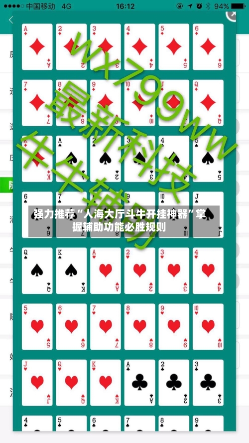 强力推荐“人海大厅斗牛开挂神器”掌握辅助功能必胜规则-第3张图片