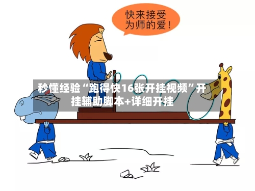 秒懂经验“跑得快16张开挂视频”开挂辅助脚本+详细开挂