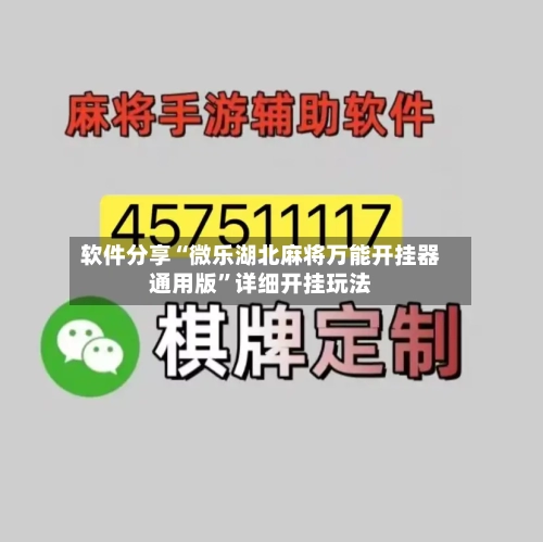 软件分享“微乐湖北麻将万能开挂器通用版”详细开挂玩法