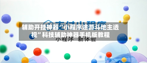 辅助开挂神器“小程序途游斗地主透视”科技辅助神器手机版教程-第2张图片