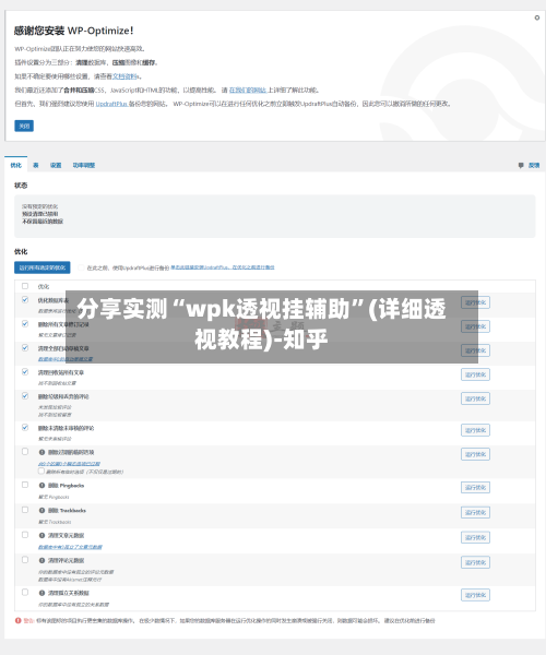 分享实测“wpk透视挂辅助”(详细透视教程)-知乎-第2张图片