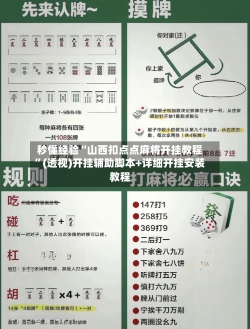 秒懂经验“山西扣点点麻将开挂教程	”(透视)开挂辅助脚本+详细开挂安装教程-第3张图片