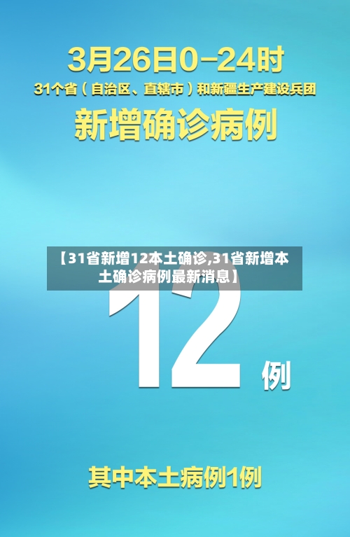 【31省新增12本土确诊,31省新增本土确诊病例最新消息】
