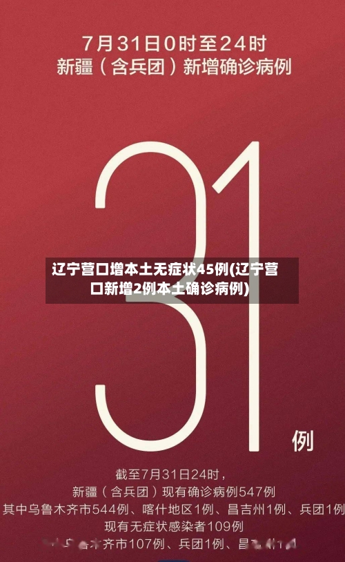 辽宁营口增本土无症状45例(辽宁营口新增2例本土确诊病例)-第1张图片
