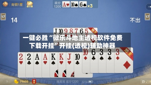 一键必胜“微乐斗地主透视软件免费下载开挂	”开挂(透视)辅助神器-第2张图片