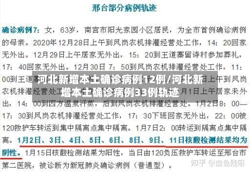 河北新增本土确诊病例12例/河北新增本土确诊病例33例轨迹-第3张图片